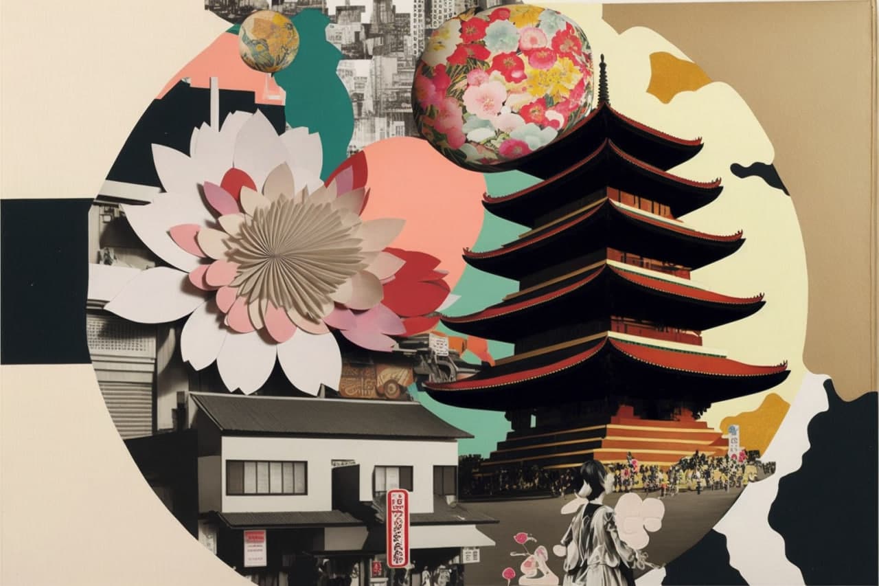 japan collage